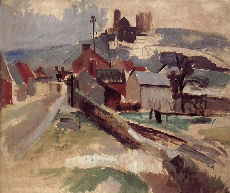 Study of Road and church, Delaunay, Robert